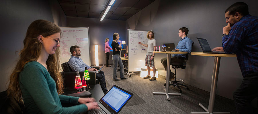 software technology professionals working in Protolabs Code Cave