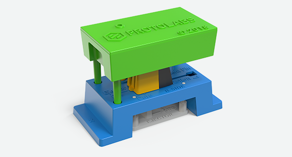 protolabs multi color demo mold design aids