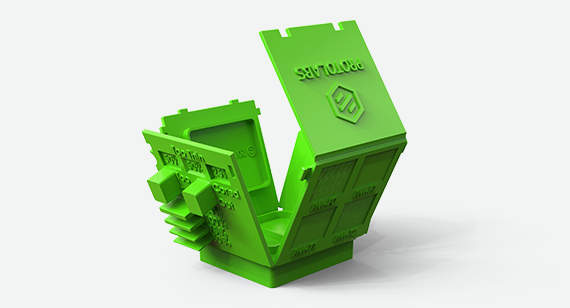 protolabs green design cube design aids