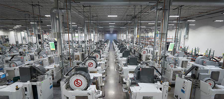 Protolabs CNC machine scale shot