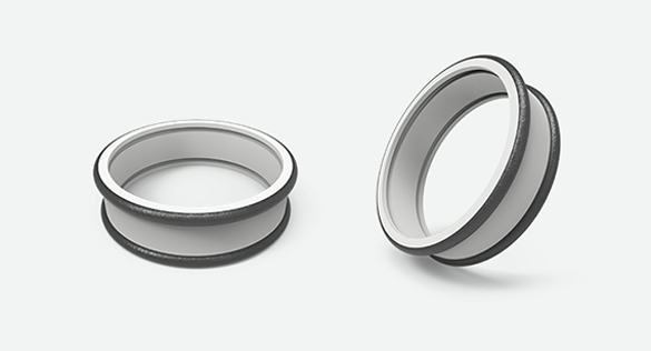 3D printing white Polyjet rings
