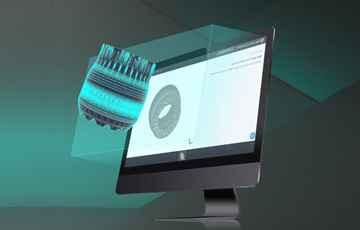 3D image on computer