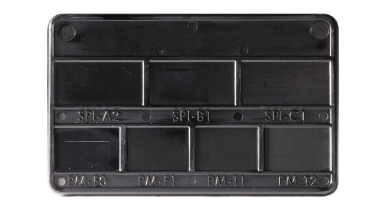 图9:Black Nylon 66. Like ABS, unfilled nylon makes good-looking parts.
