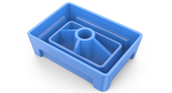 plastic blue part