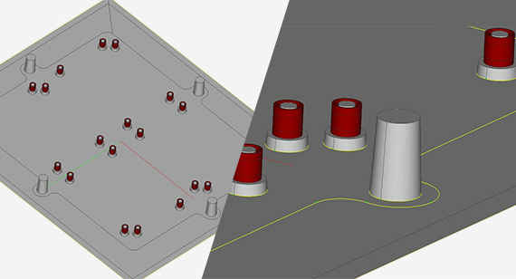 CAD file of harris corporation injection moulded part