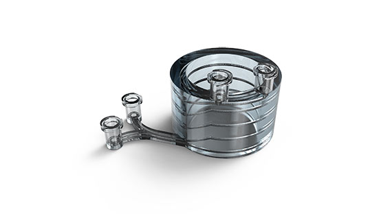 3d打印制作的微流体部件