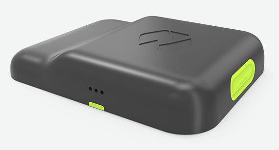 overmolded plastic injection wearable device by Spot-R and manufactured by Protolabs
