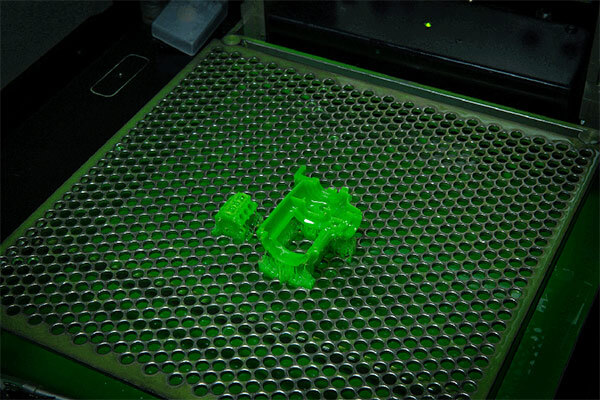 pezzo realizzato con stereolitografia a micro risoluzione