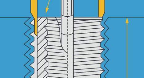 螺纹孔图像说明的关键插入