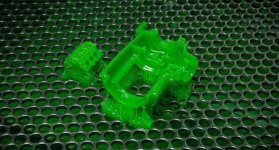 Microfine green part