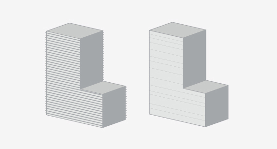 Illustration de finition de surface d'une pièce DMLS