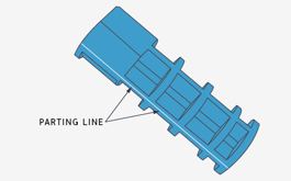 engineer stretches liquid silicone rubber part