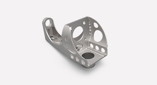 direct metal laser sintered metal braket for automotive use
