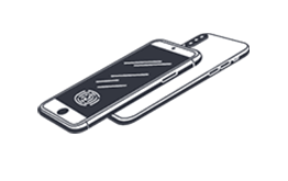 smart phone icon representing consumer and computer electronics industry that protolabs serves
