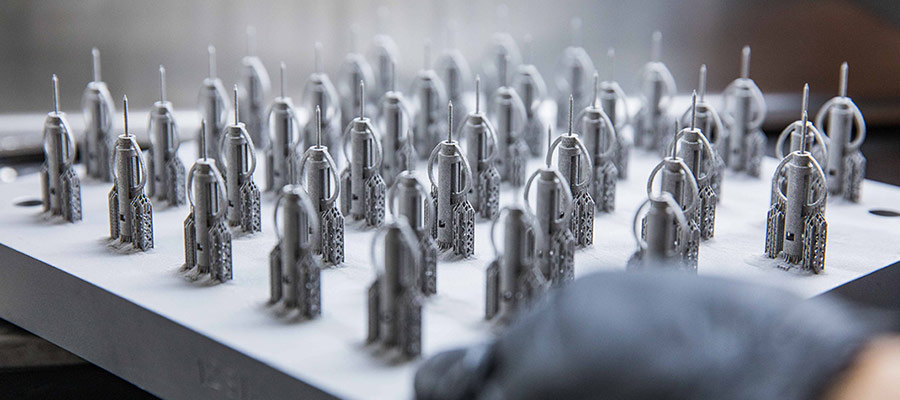 由protolabs生产的3d打印直接金属激光烧结零件