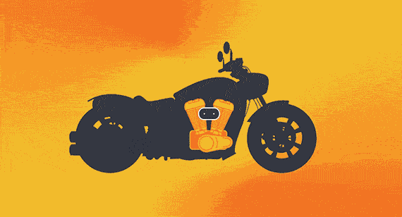 material de los componentes de la motocicleta