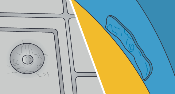 在塑料上印制邮票，这是一种不可逆的现象