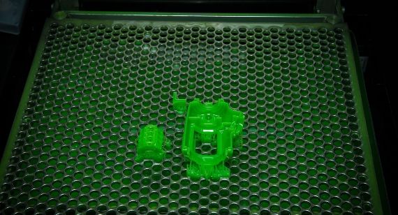 microfine green parts