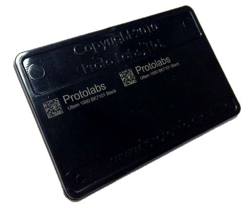 pièce gravée au laser par Protolabs