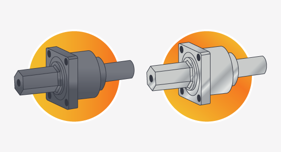 ilustración de piezas de cnc anodizado y cromado