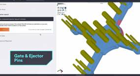 2.0浇口和注塑引脚布局