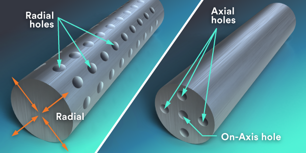 用机加工的螺纹孔