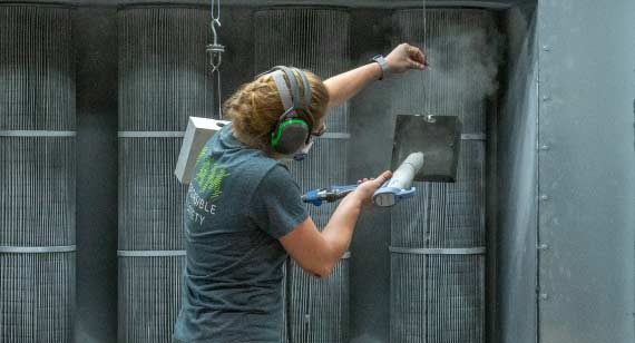 金属薄板粉末涂层