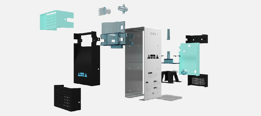气场呼吸机爆炸视图