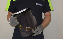 Michelin : visiera COVID-19