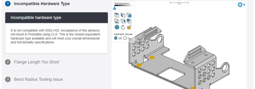 Example of Sheet Metal DFM