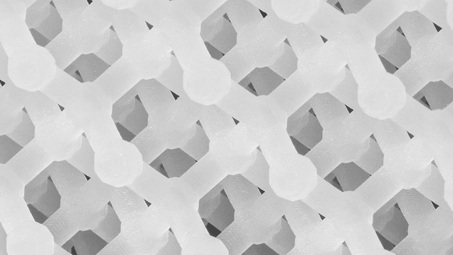 3D printed silicone part
