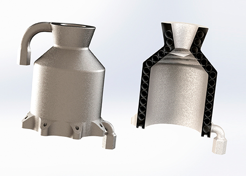 Metal 3D Printing Part for Aerospace Rocket