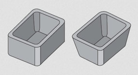 Drafted and undrafted cubes