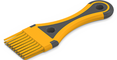overmolded part