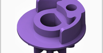 molded components with crushed ribs