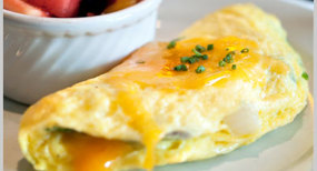 Omelet demonstrates thermoset characteristics