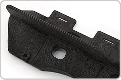 黑色3d打印塑料零件