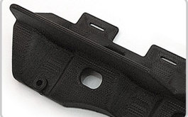 黑色3d打印塑料部件