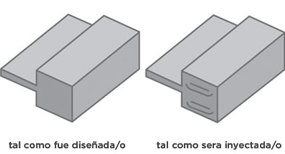Illustrations of wall thicknesses