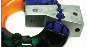 Injection molding pickout to create internal undercut