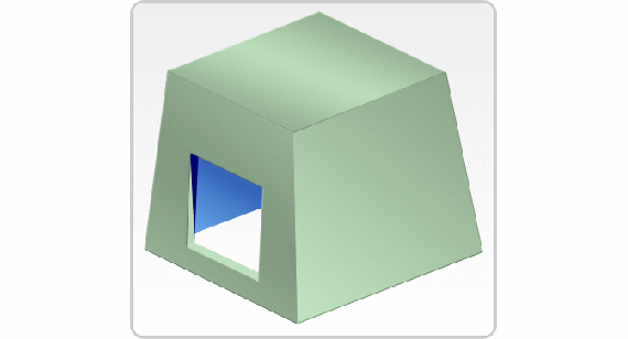 Moulded part illustration
