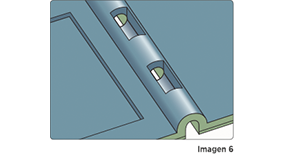 Creating through-holes with sliding shutoffs