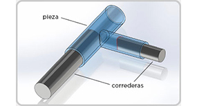 Reducing side channel diameter