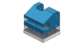 Support structures help prevent warp