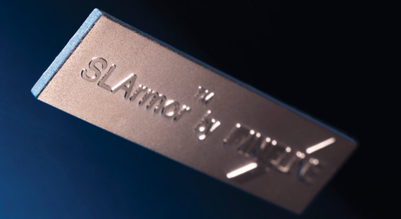 Moneta con stampa 3D in metallo nichelato