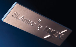 Moneta con stampa 3D in metallo nichelato