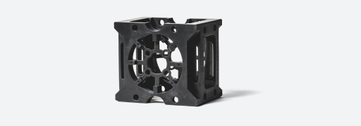 Part printed in Tough Black Advanced Photopolymer