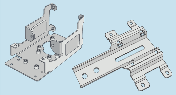 钣金零件上的倒角和半径