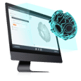 Computer with digital image
