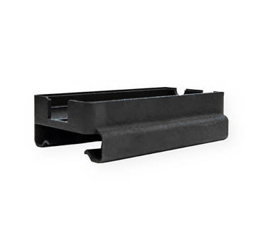 black mjf nylon part